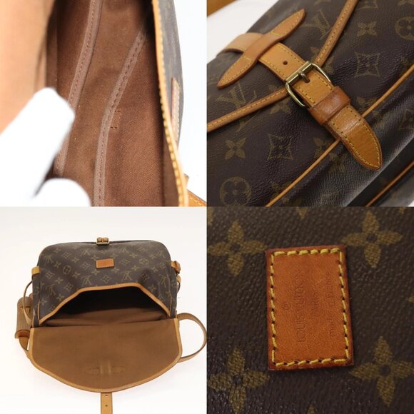 LOUIS VUITTON Monogram Saumur 30 Shoulder Bag M42256 LV Auth am8612 - Picture 14 of 15